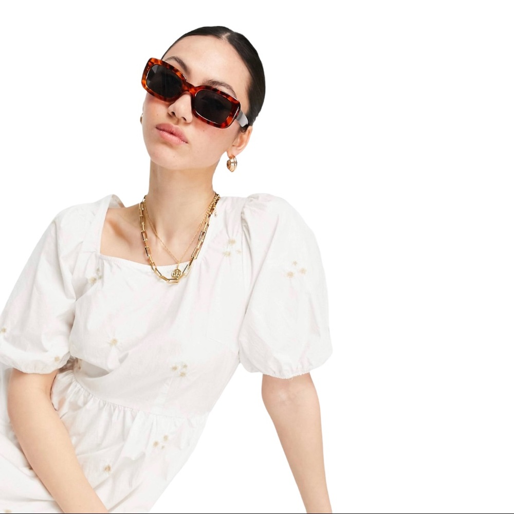 ASOS dress: size L, color: white